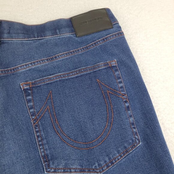 True Religion Jennie Curvy Jeans Womens 38 Blue High Rise Super Skinny Stretch - Picture 11 of 11